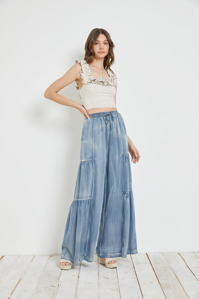 eaphi RUFFLE DETAIL DENIM PANTS 新品 未開封 - メルカリ