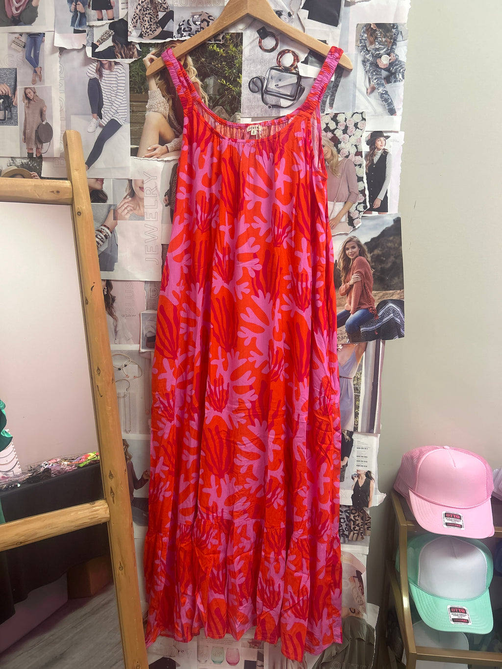 Coral Reef Maxi Dress