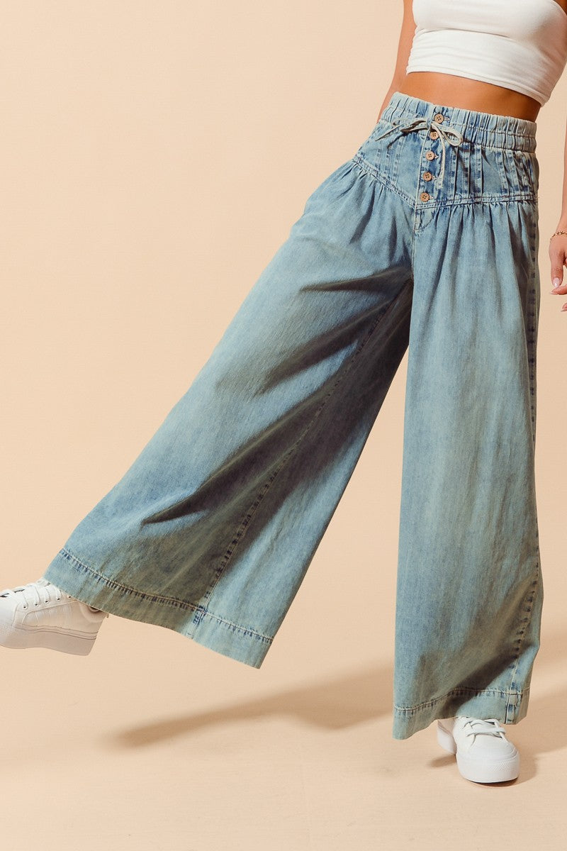 Denim Dreams Wide Leg Jeans