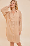 Just As You Are Button Up Tunic