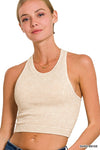 Meredith Ribbed Crop Tank