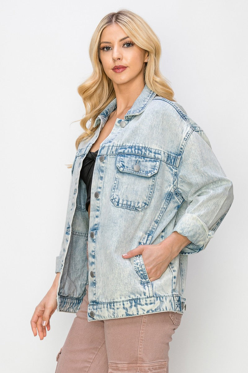 Edgy Oversized Jacket
