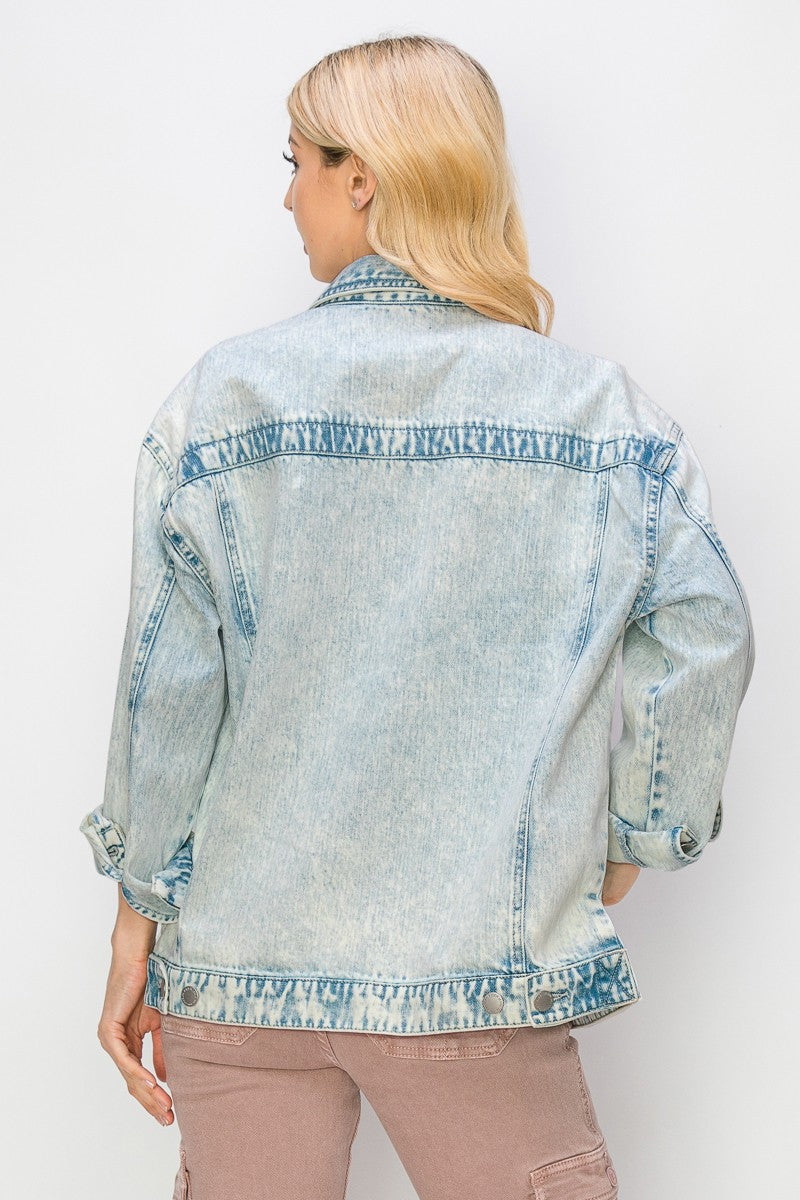Edgy Oversized Jacket