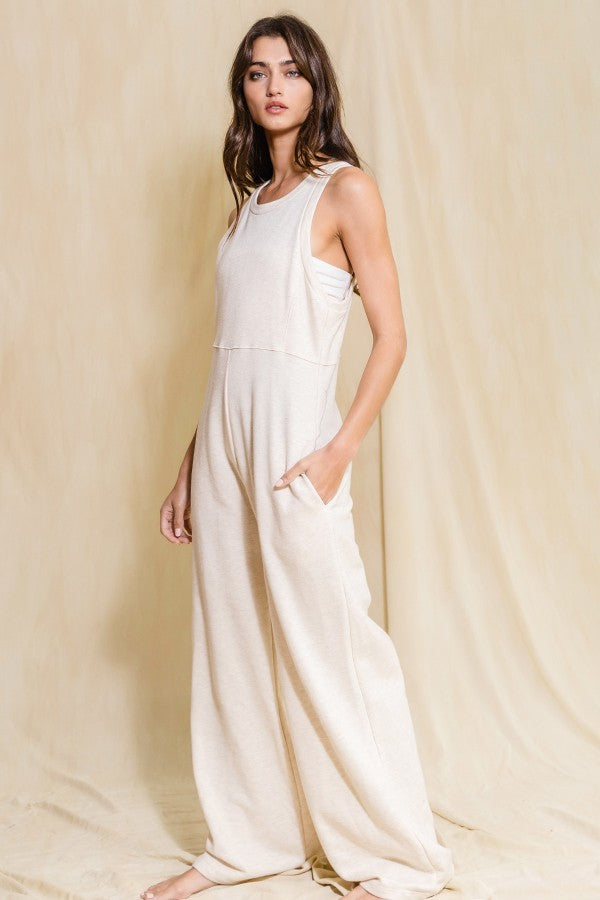 Tell Me Everything Wide Leg Jumpsuit