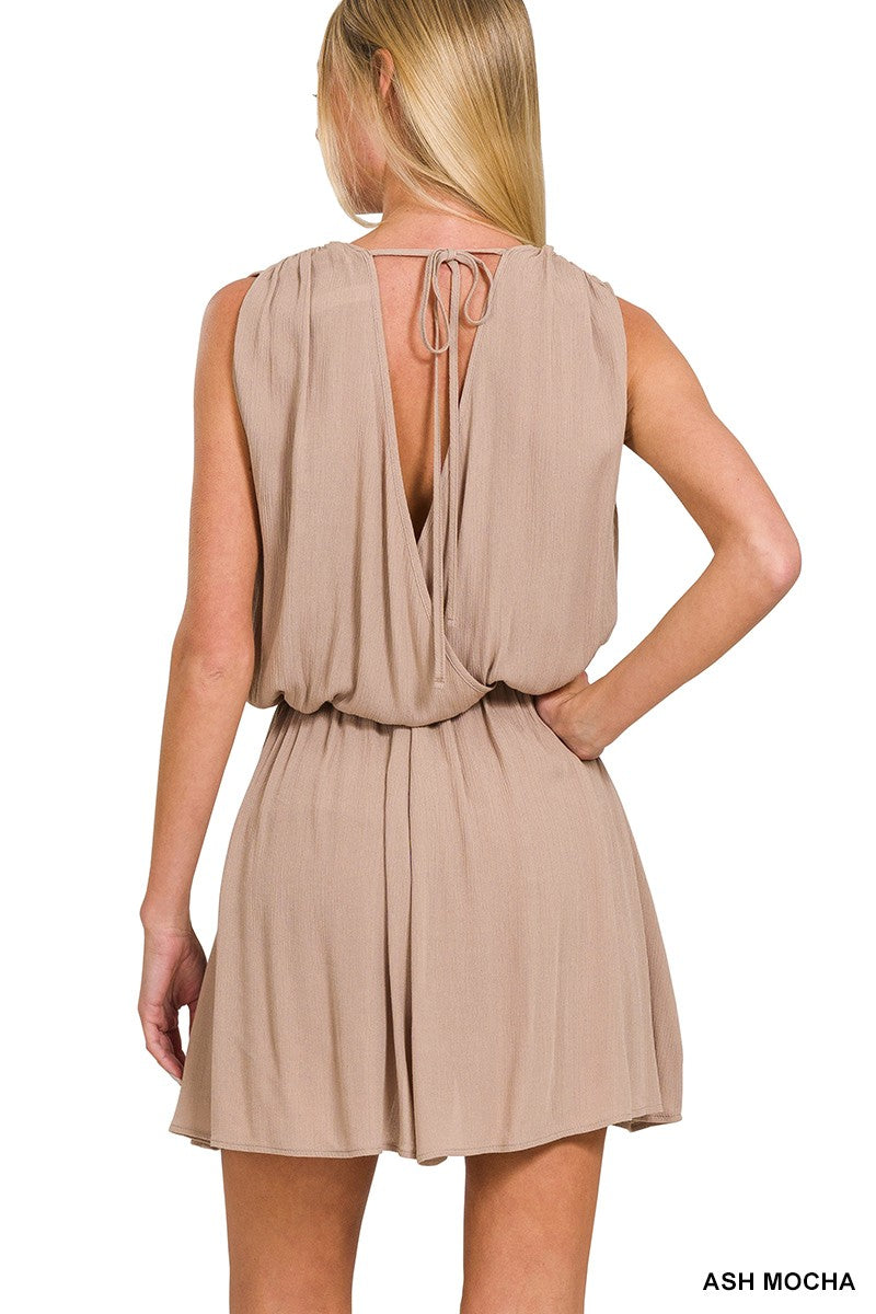 Crinkle Cascade Romper