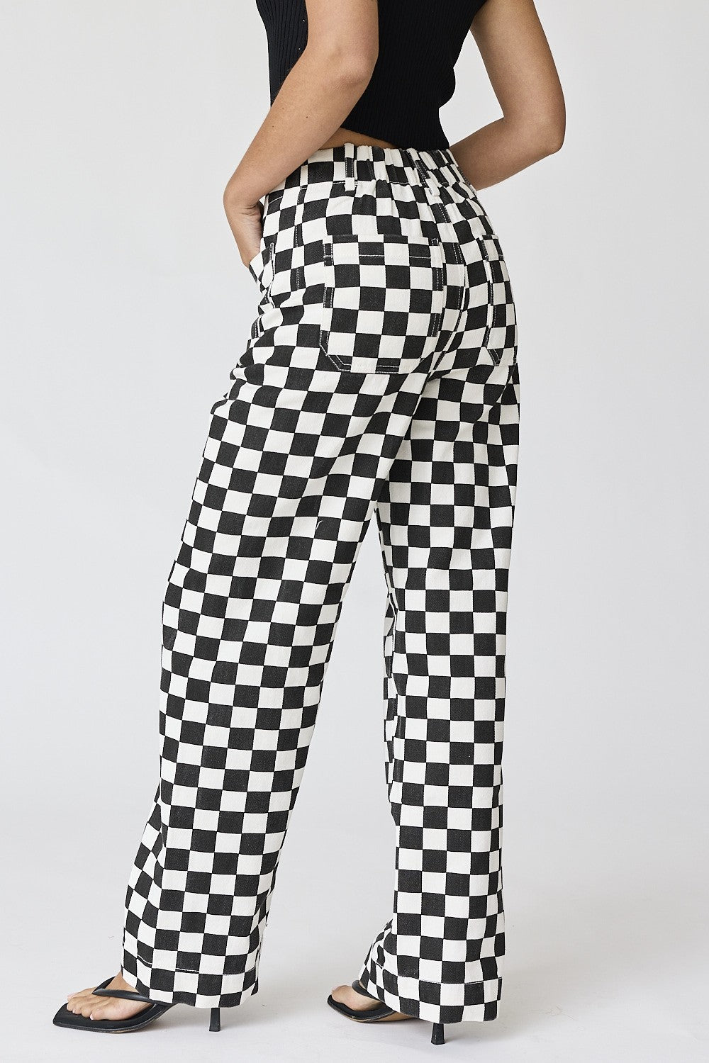 Demi Checkered Pants