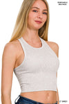 Meredith Ribbed Crop Tank