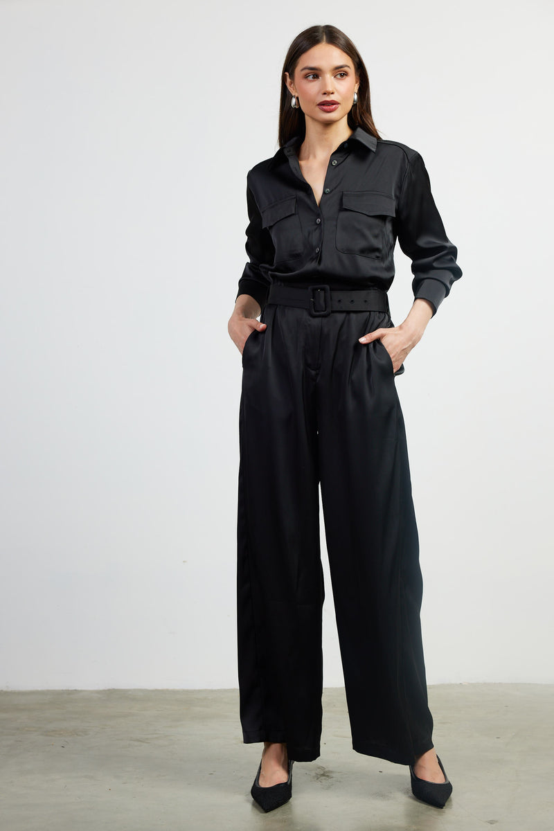 Press Release Satin Jumpsuit