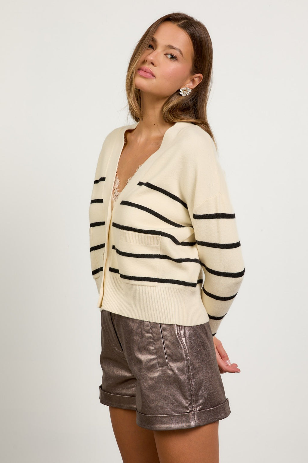 Playful Twist Cardi