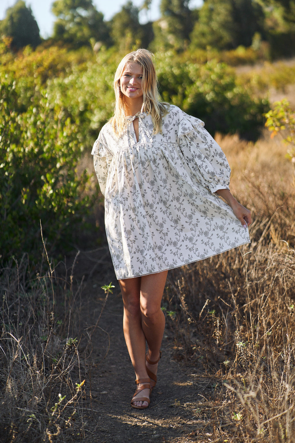 Vintage Print Dress