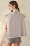 Cable Knit Poncho