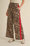 Leopard Color Stripe Pants