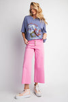 Wide Leg Twill Pants