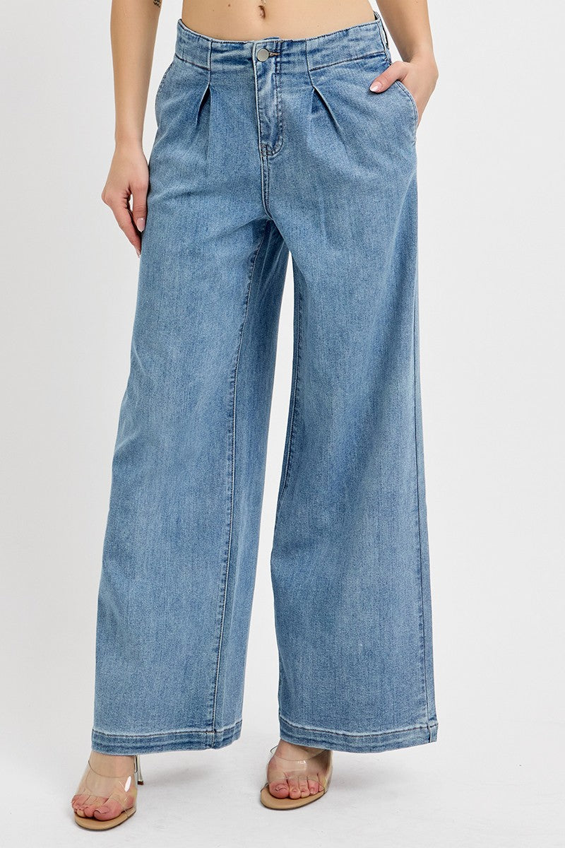 Slouchy Wide Leg Denim