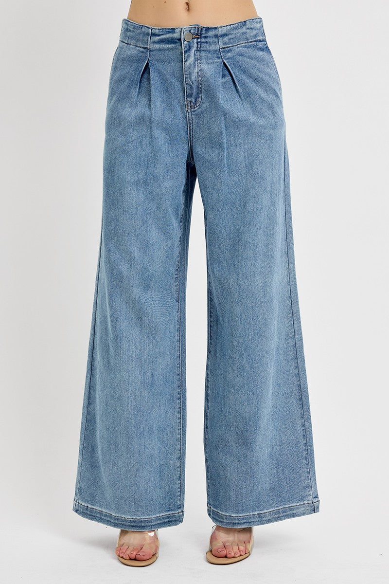 Slouchy Wide Leg Denim