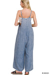 Indigo Chambray Jumpsuit