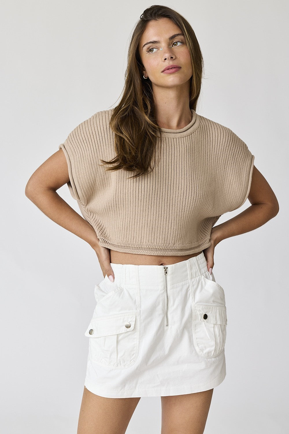 Olivia Cropped Knit