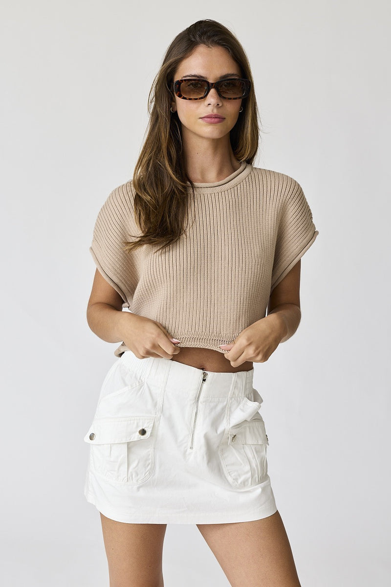 Olivia Cropped Knit