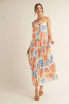 Orange Mix up Dress