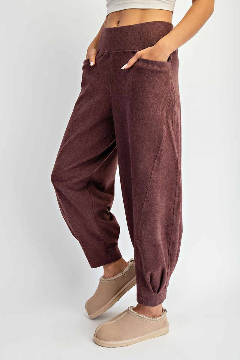 Dark Cherry Pants