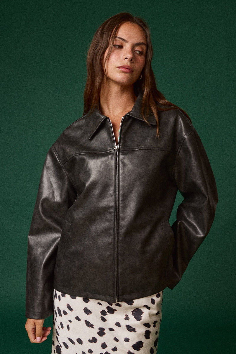 Luxury Vibes Leather Jacket