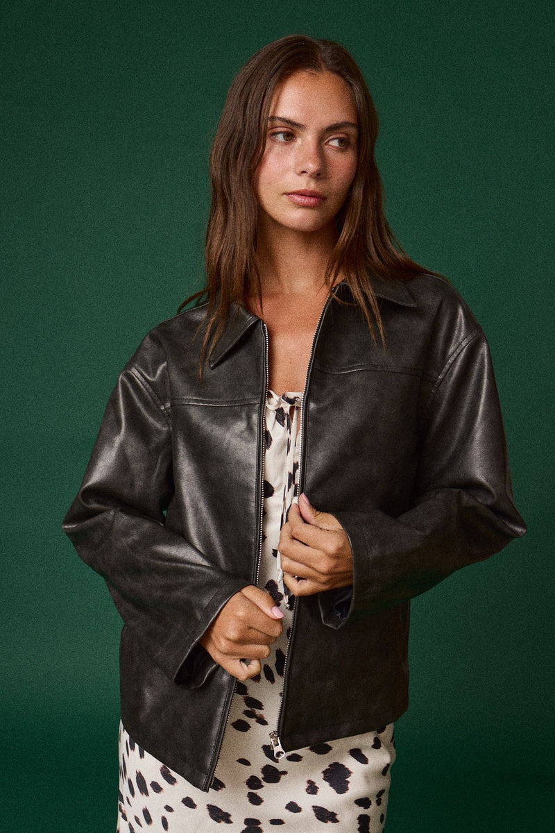Luxury Vibes Leather Jacket