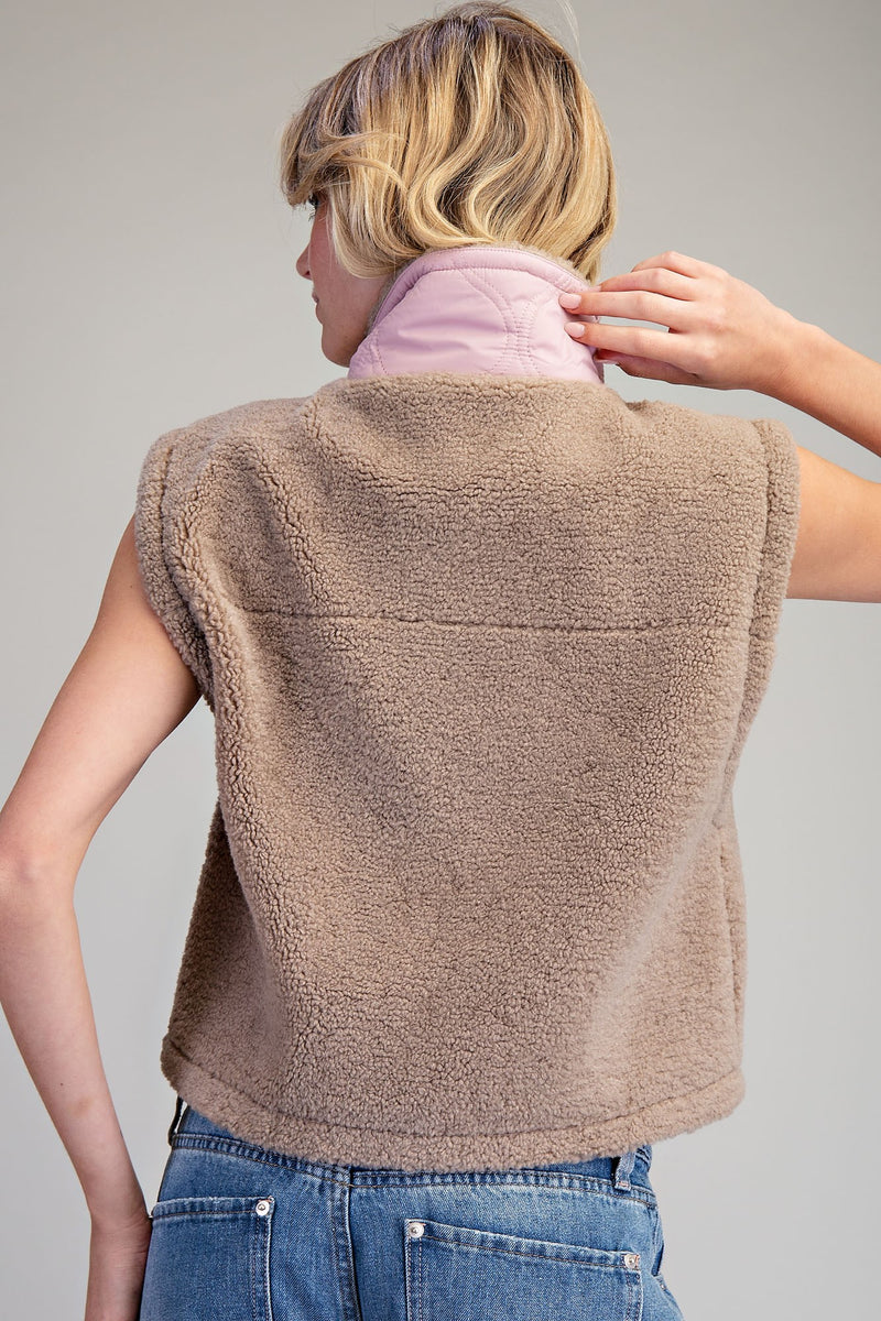 Mocha Blush Vest
