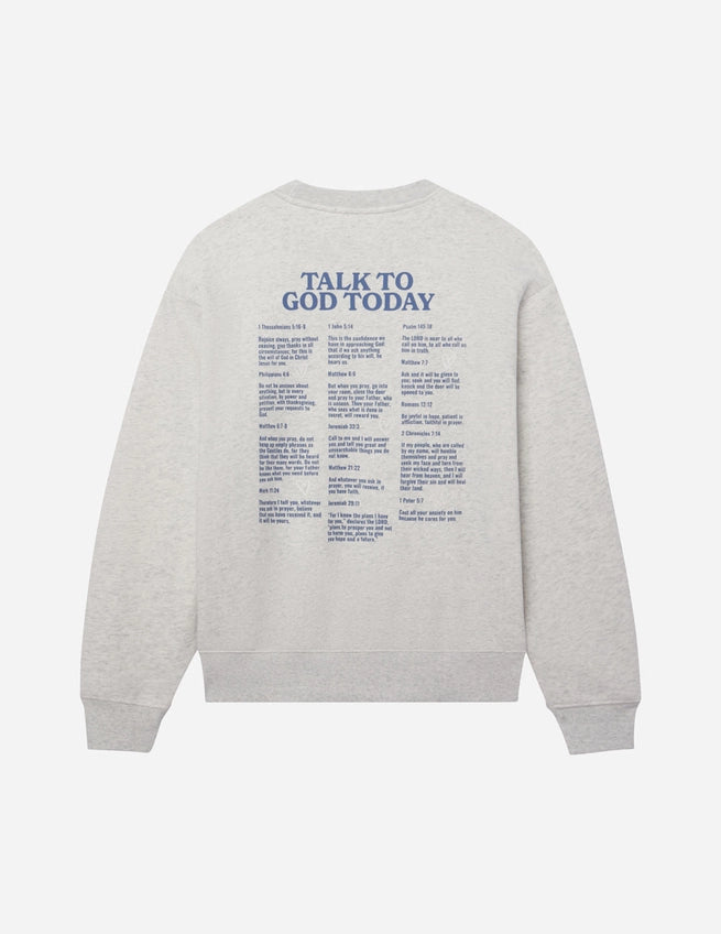 Talk To God Unisex Crewneck