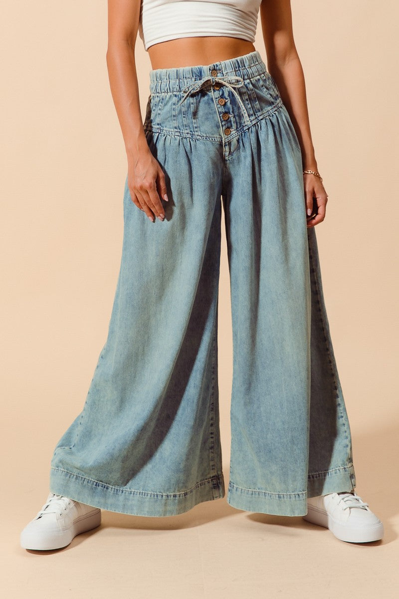 Denim Dreams Wide Leg Jeans