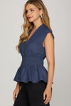 Denim Blue Top