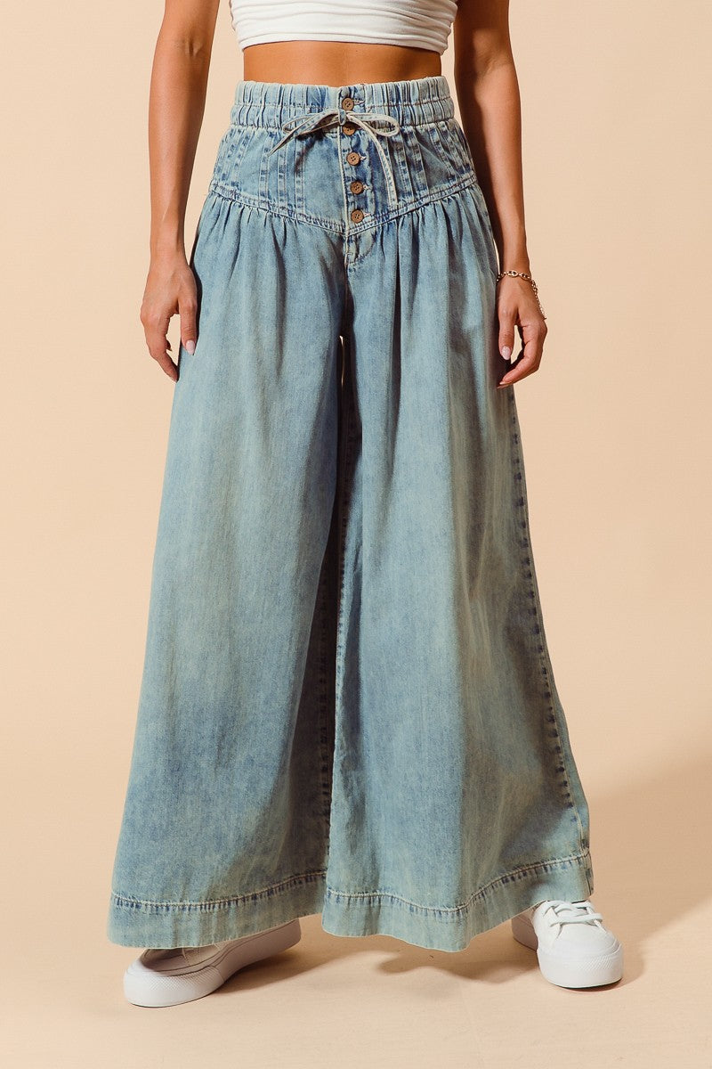Denim Dreams Wide Leg Jeans