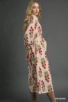 Fall Floral Dress