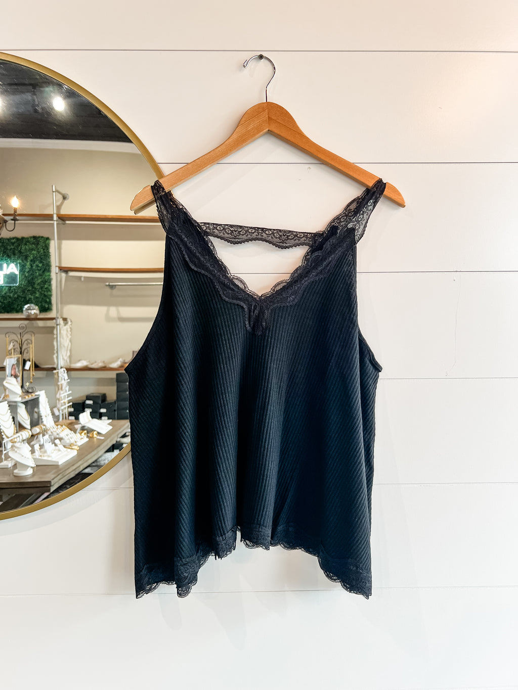 Black Lace Tank