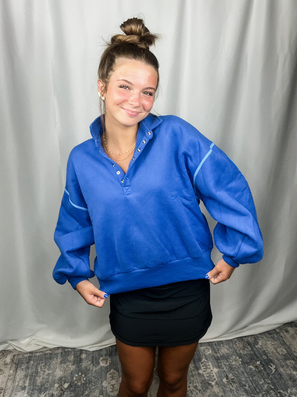 Cobalt Pullover