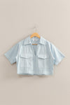 Separated Denim Top