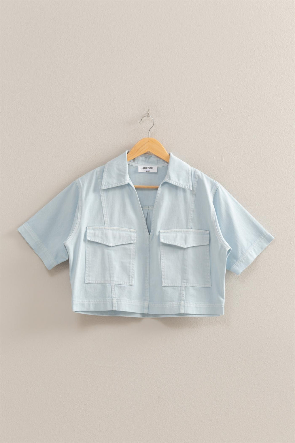 Separated Denim Top