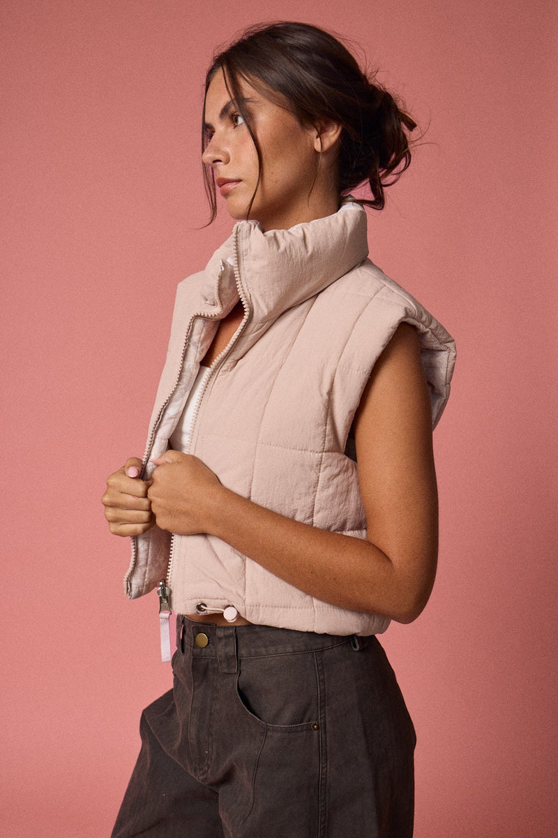 Inside Out Puffer Vest