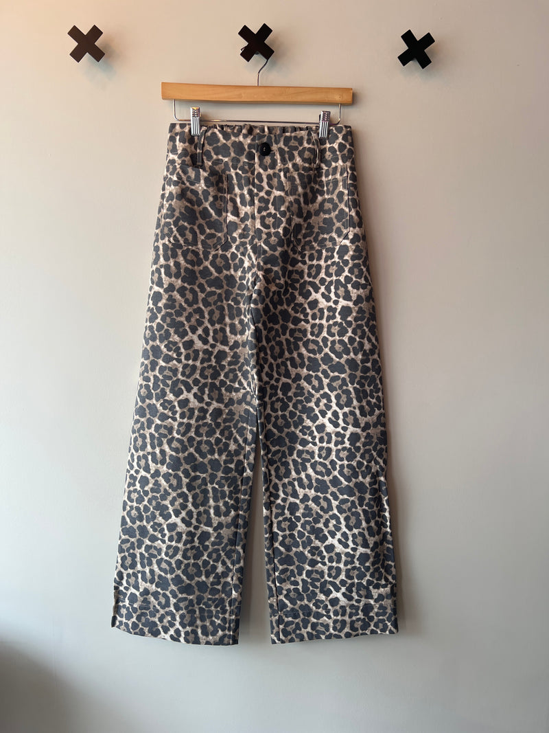 No Lining Animal Print Pants