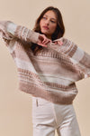 Relaxed Vibe Stripped Sweater