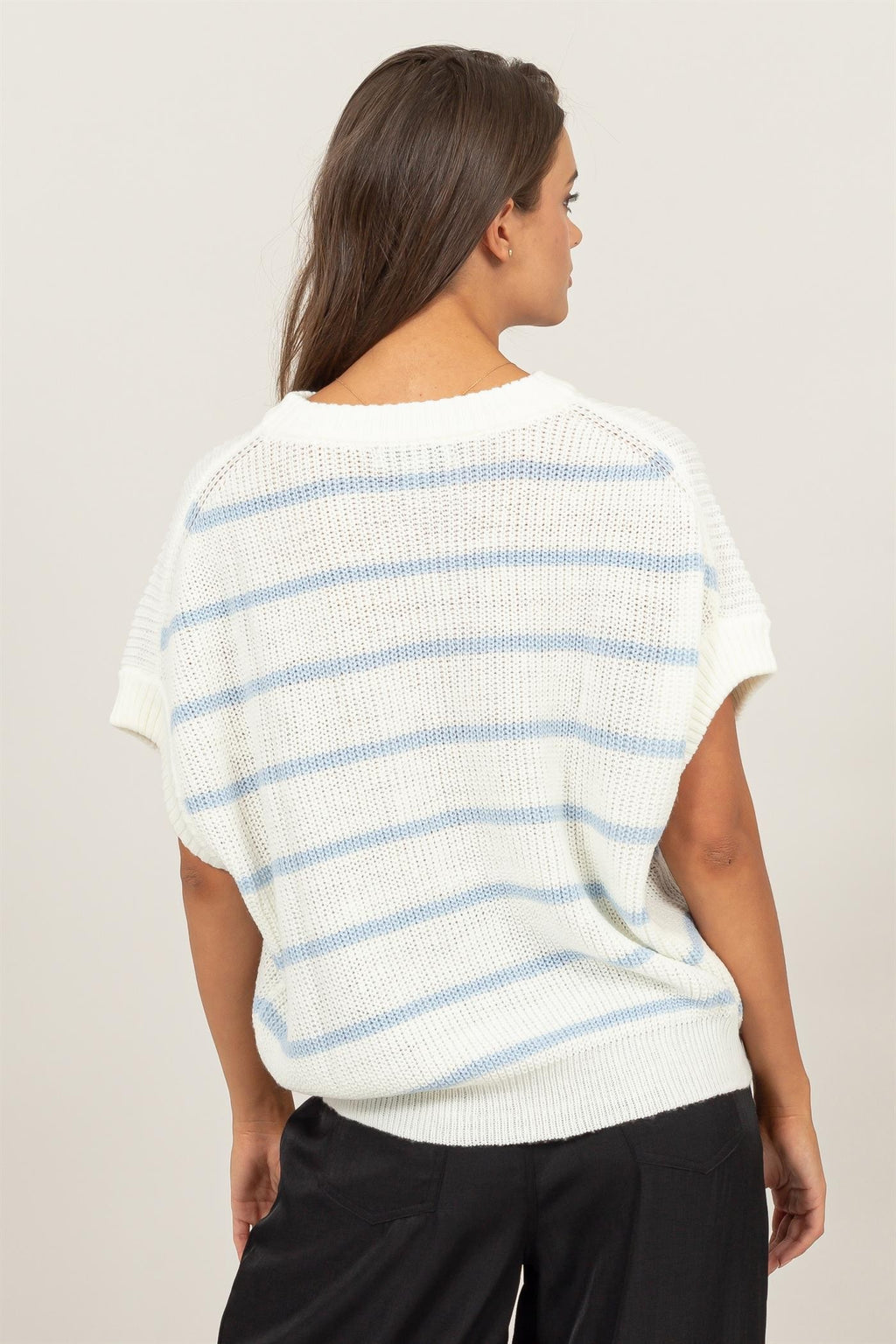 Sky Blue Sweater Tank