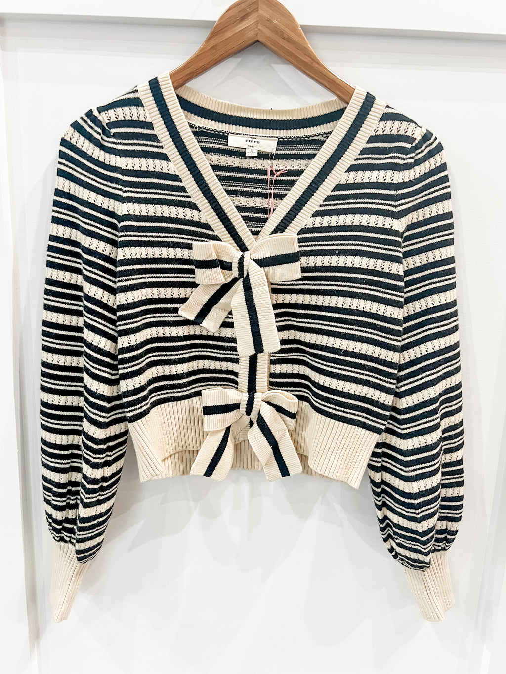 Tied Together Crop Sweater