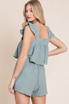 The Dusty Sage Romper