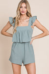 The Dusty Sage Romper
