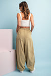 Olive Wide Leg Pants