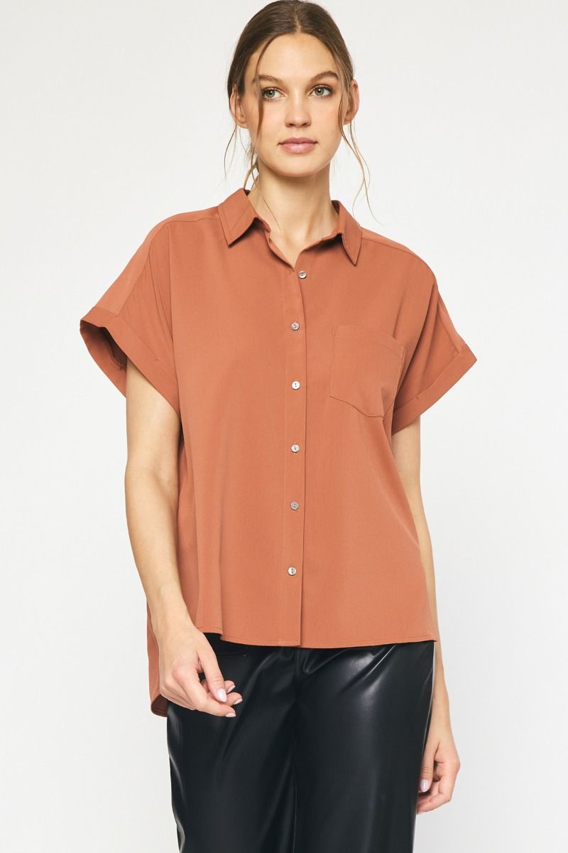Back Roads Button Down Top