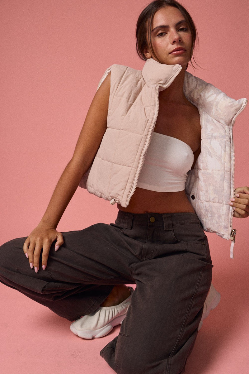 Inside Out Puffer Vest