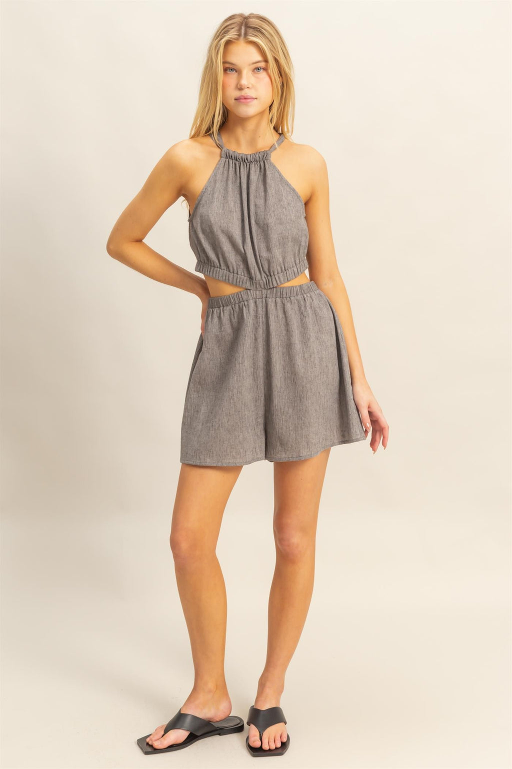 Flirty Charm Romper