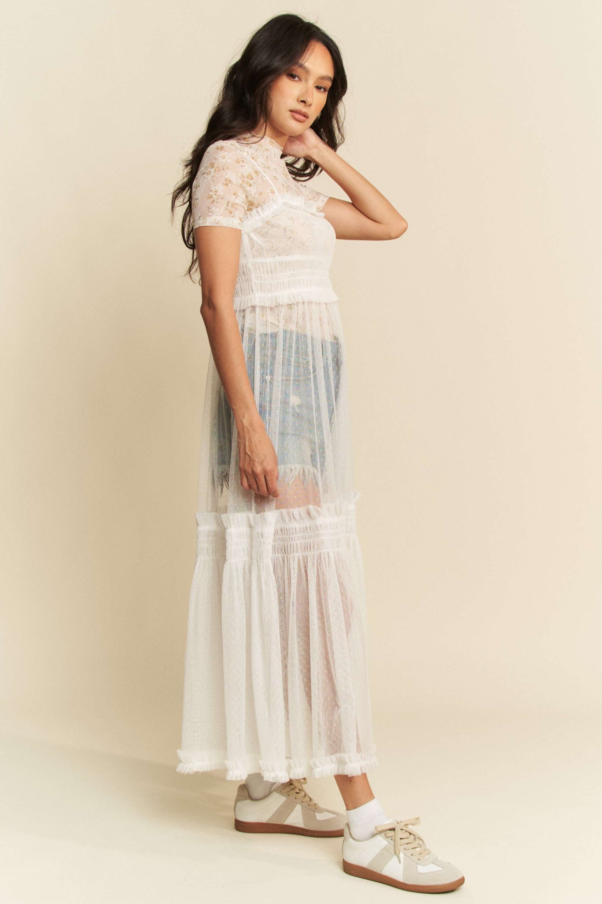 Sheer Bliss Maxi Dress