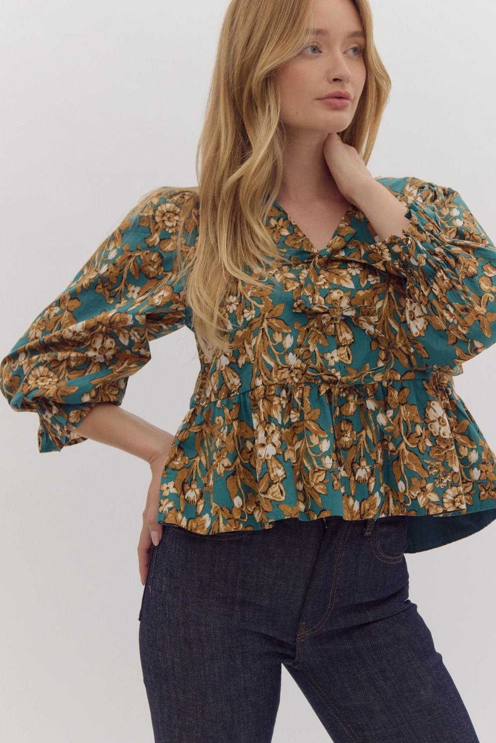 Fall Floral Top