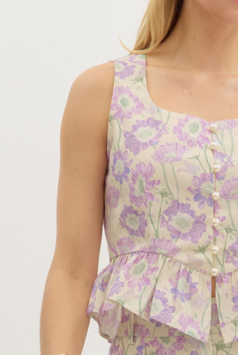 Lavendar Fields Top